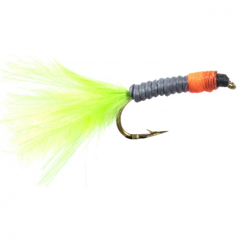 The Essential Fly Chartreuse/Fire Stalker Fishing Fly